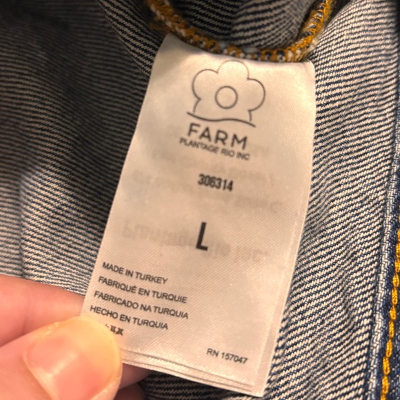 FARM Rio Multicolor Jean Jacket - Picture 15 of 16